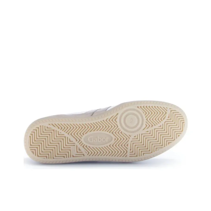 Gabor Fashion Low Top Skateboard Shoes Women's White Pink-5