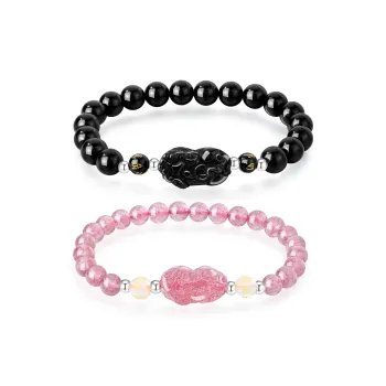 Lao Feng Xiang Obsidian Bracelets Unisex