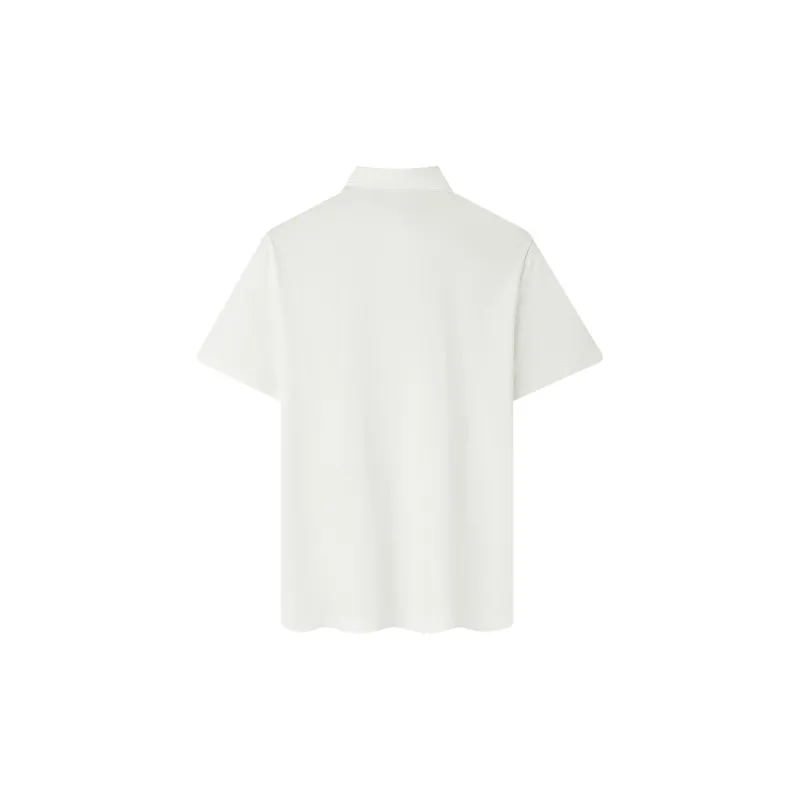 HLA Polo Shirts Men Raw White H5-1
