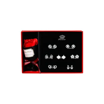 OWNCOOL Synthetic Cubic Zirconia Stud Earrings Women's