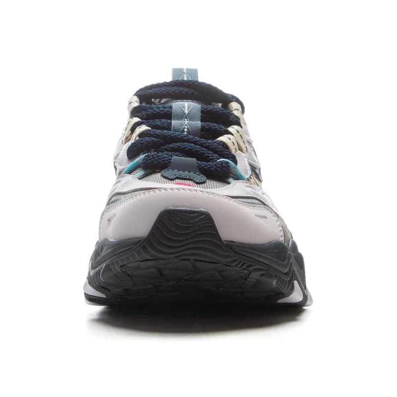LiNing Cat's Claw Lite 2 Anti Slip And Wear Resistant Height Increasing Low Top Chunky Sneakers Women's Gray Black-4