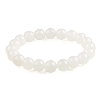 TAMINA Bracelets White Jade Unisex