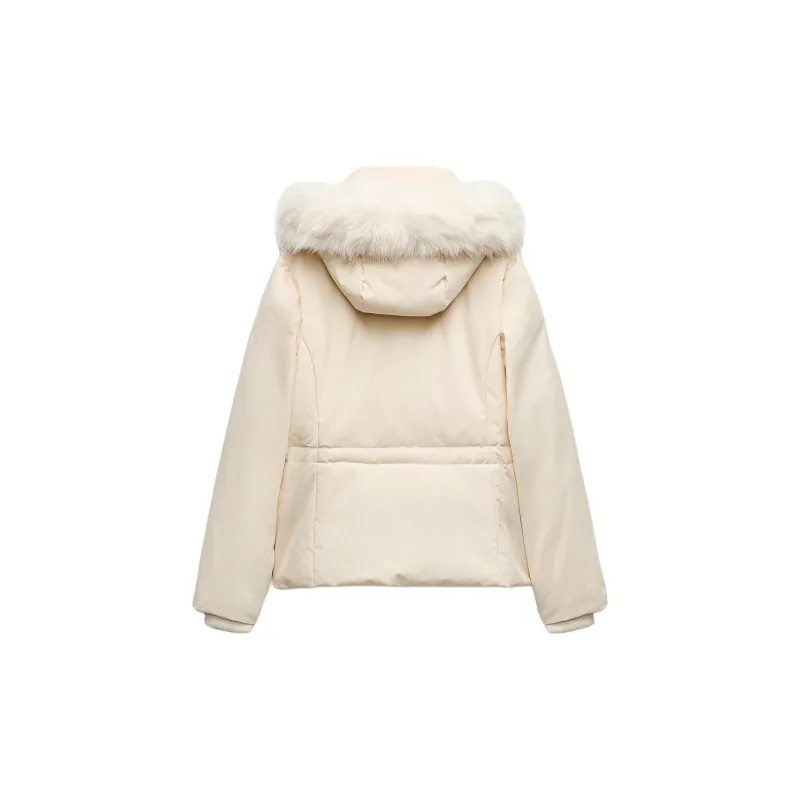 ZARA ZW Series Down Jacket Women's Raw White-1
