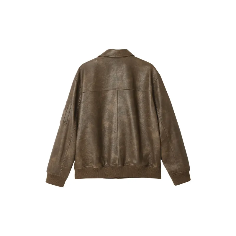 JACK JONES· Leather Jacket Men's-1
