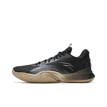 Anta Windhole 5th Generation Anti Slip And Wear Resistant Support Low Top Basketball Shoes Men's Black