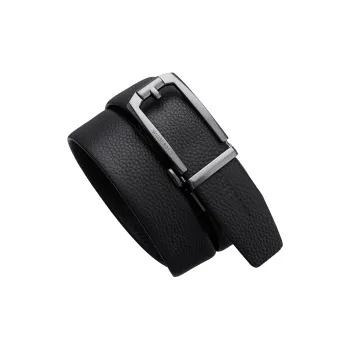 VAUSERDY Top Grain Cow Leather Youth Pants Belt Men's 3.5cm