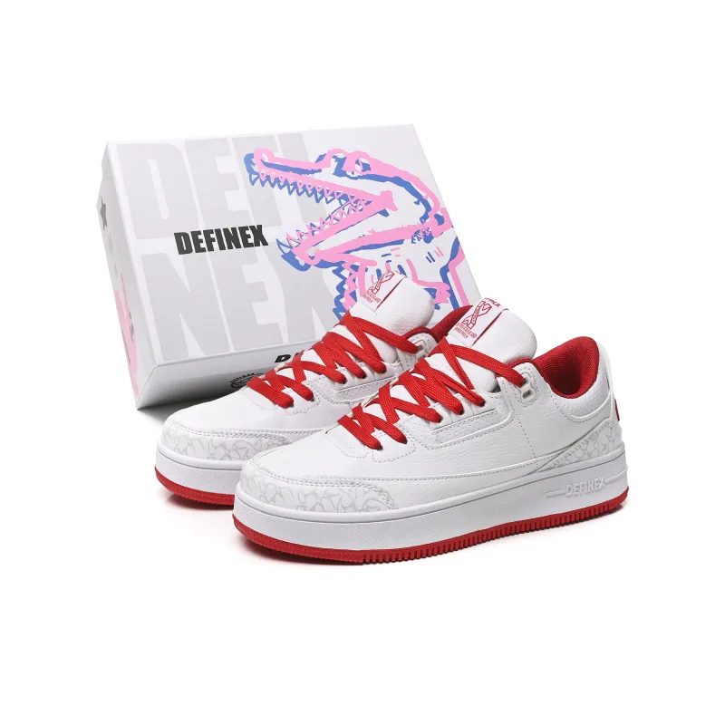 DEFINEX Wear-Resistant Height Increasing Low-Top Skateboard Shoes Unisex-7