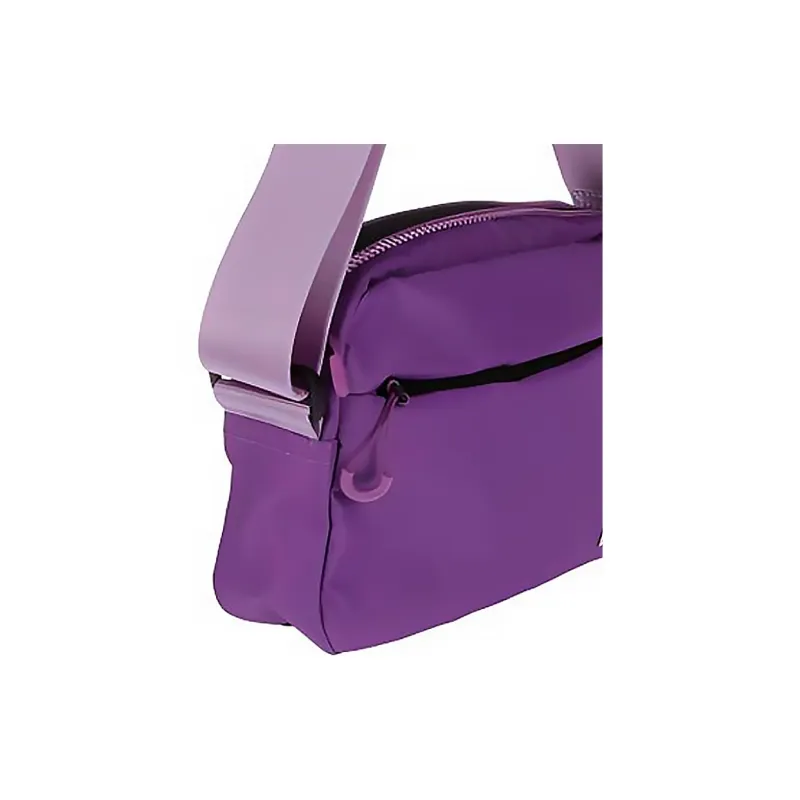 GANNI Recycled Nylon Shoulder Bag Crossbody Bag Women's Purple-3