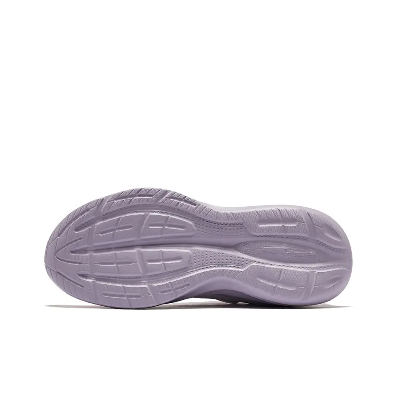 Erke Lightweight Rebound Cushioning Low-Top Running Shoes Women's Purple-4