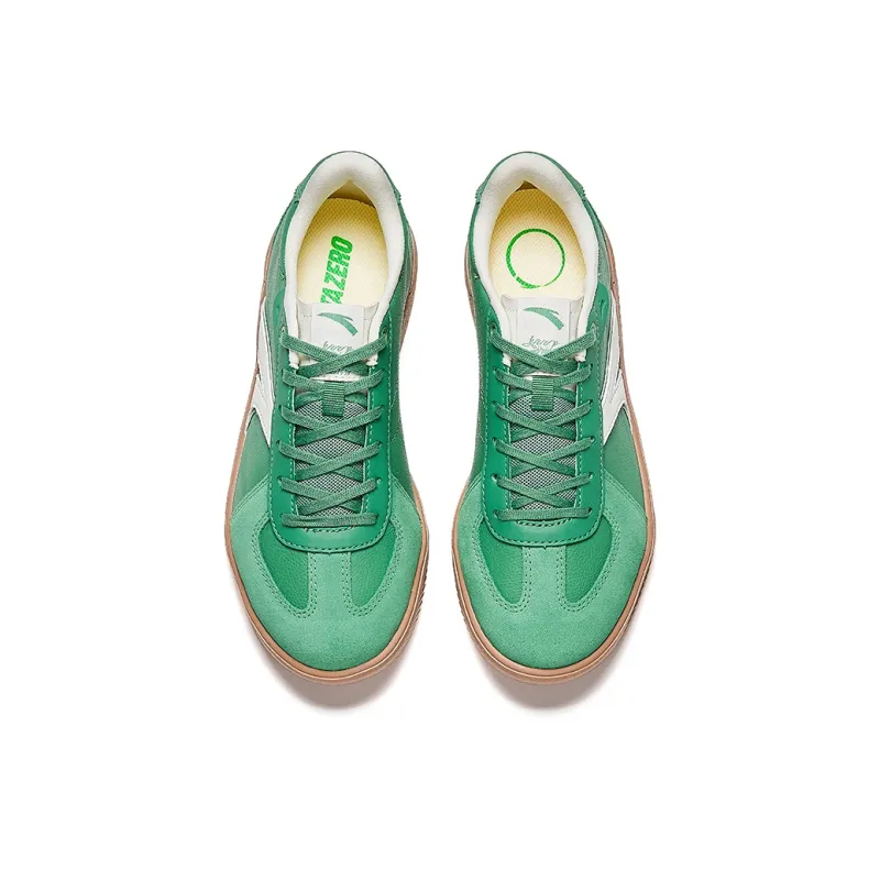 Anta Anti-Slip Wear-Resistant Low-Top Skateboard Shoes Women's Green-2