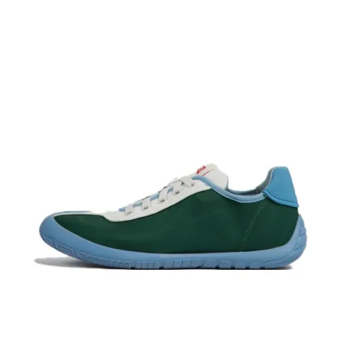 CAMPER Twins Slip-Resistant Low-Top Casual Shoes Women's Green Blue