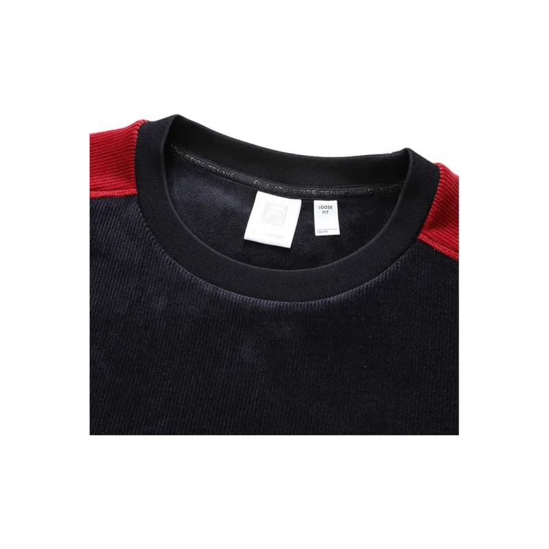 FILA Sweatshirts Men Royal Blue-5