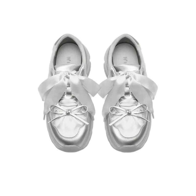 Joypeace Urban Chic Style Ballet Slip Resistant Low Top Chunky Sneakers Women's-2