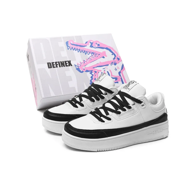 DEFINEX Wear-Resistant Height Increasing Low-Top Skateboard Shoes Unisex-0