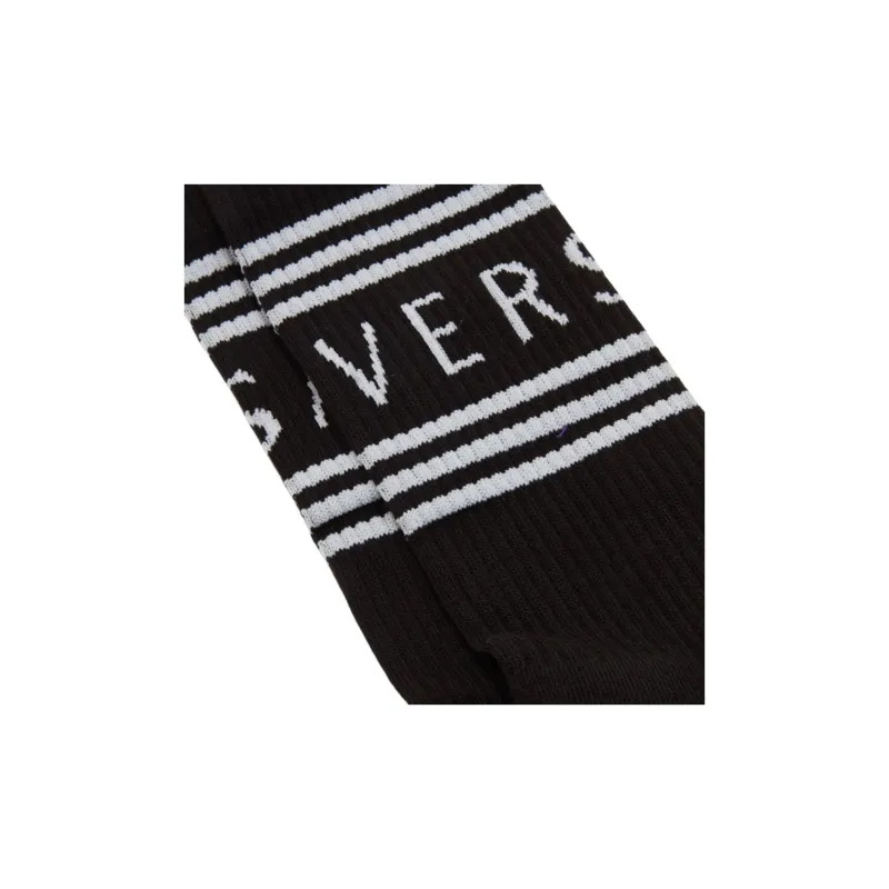 VERSACE Logo Socks 'Black'-2