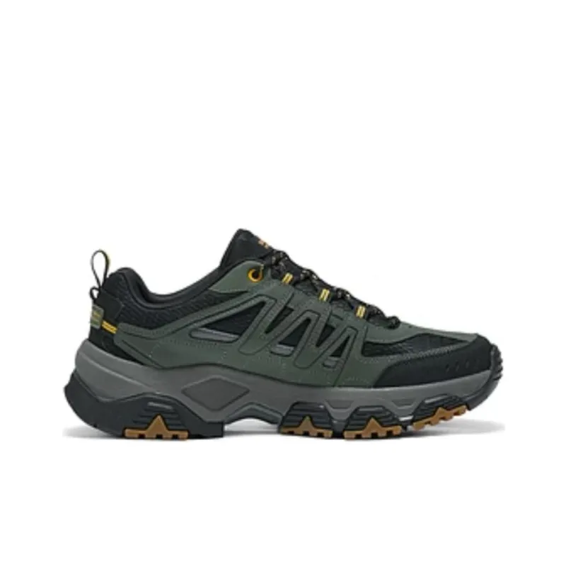 Skechers OUTDOOR MENS Cushioning Anti Slip And Wear Resistant Coverage Low Top Trekking Shoes Men's Green-1