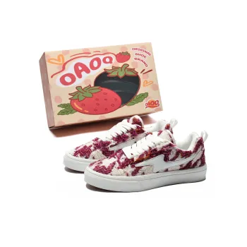 OAOQ Durable Lightweight And Breathable Low Top Skateboard Shoes Unisex