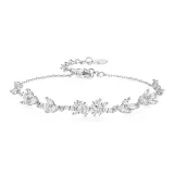 925 Sterling Silver Wisteria Story Bracelet