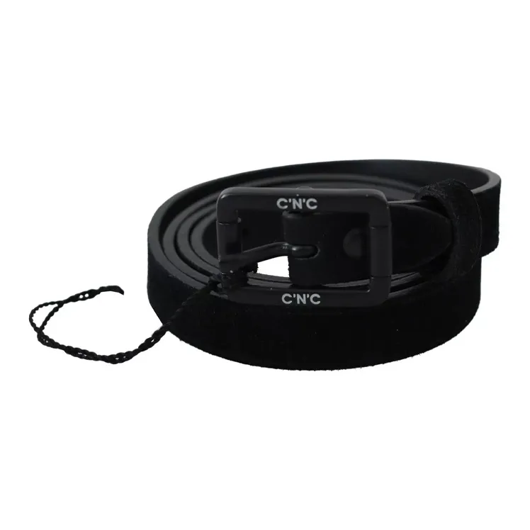 COSTUME NATIONAL Leather Leather Belts Women's Black Width: 2CM-0