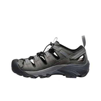 KEEN Arroyo 2 Slip Resistant Low Top Hiking Shoes Men's Steel Gray, Midnight Marine Blue