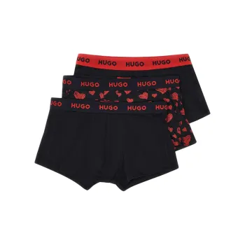 HUGO BOSS Logo waistband Briefs Pack Of Three