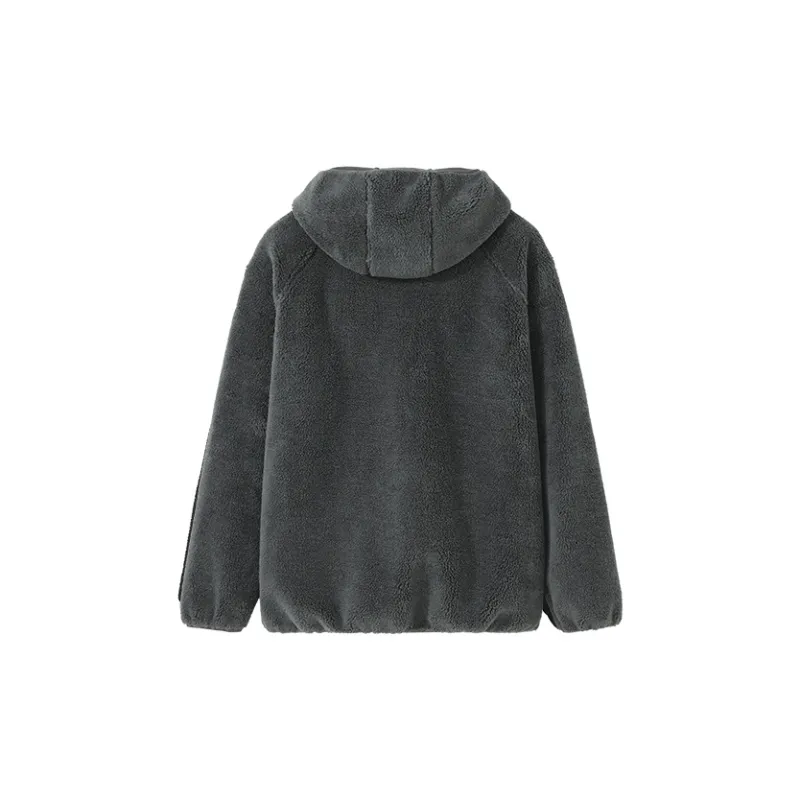 PIONEER CAMP Velvet feel Coat Unisex-3