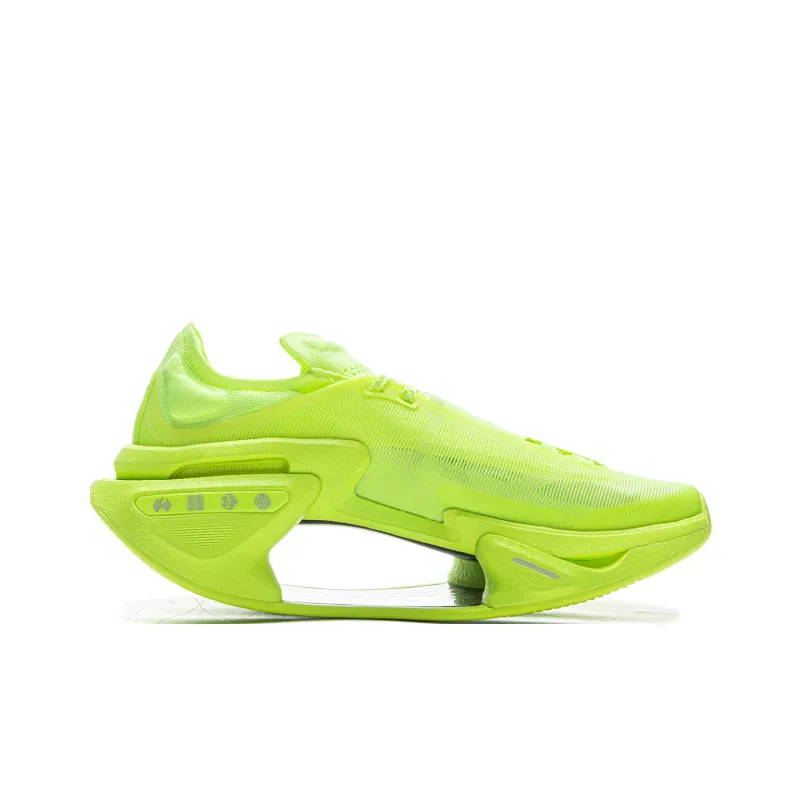 LiNing Shadow 3.0 Cushioned Wear Resistant Breathable Rebound Low Top Running Shoes Unisex Neon Yellow Green-1
