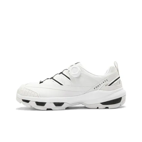 PONY Anti-Slip Wear-Resistant Low-Top Casual Running Shoes Women's White