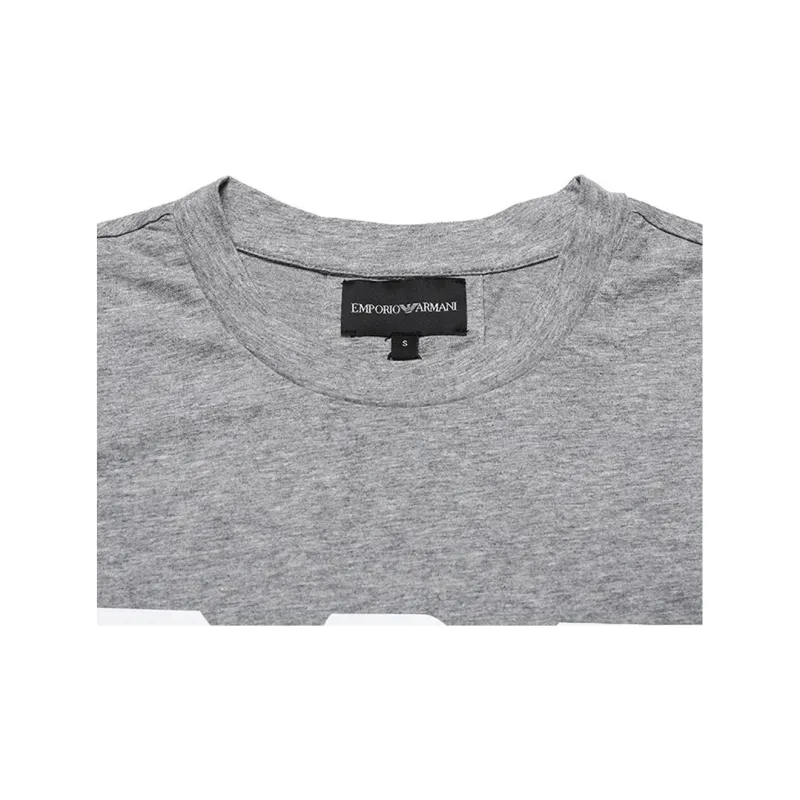 EMPORIO ARMANI Logo print Cotton T shirt-2