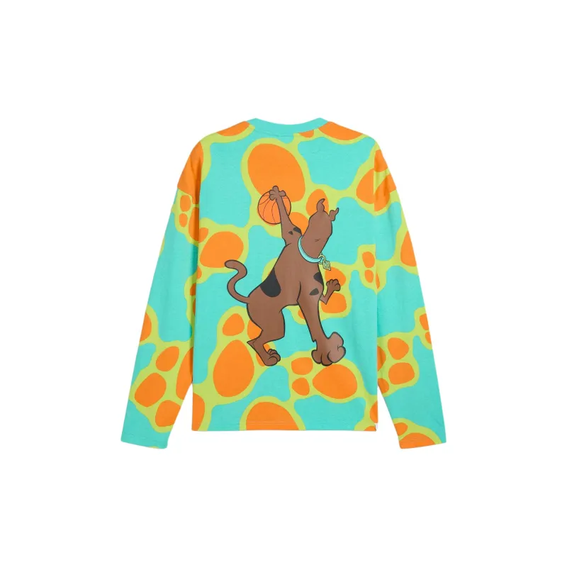 PUMA Camiseta De Manga Larga Para Hombre PUMA Hoops X Scooby Doo-1