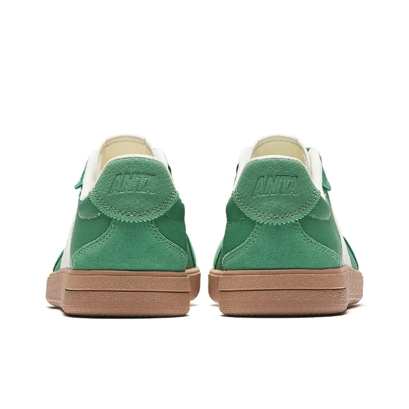 Anta Anti-Slip Wear-Resistant Low-Top Skateboard Shoes Women's Green-3
