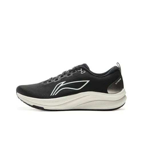 LiNing Red Hare 8 Anti Slip Wear Resistant Breathable Lightweight Rebound Low Top Casual Running Shoes Women's Black