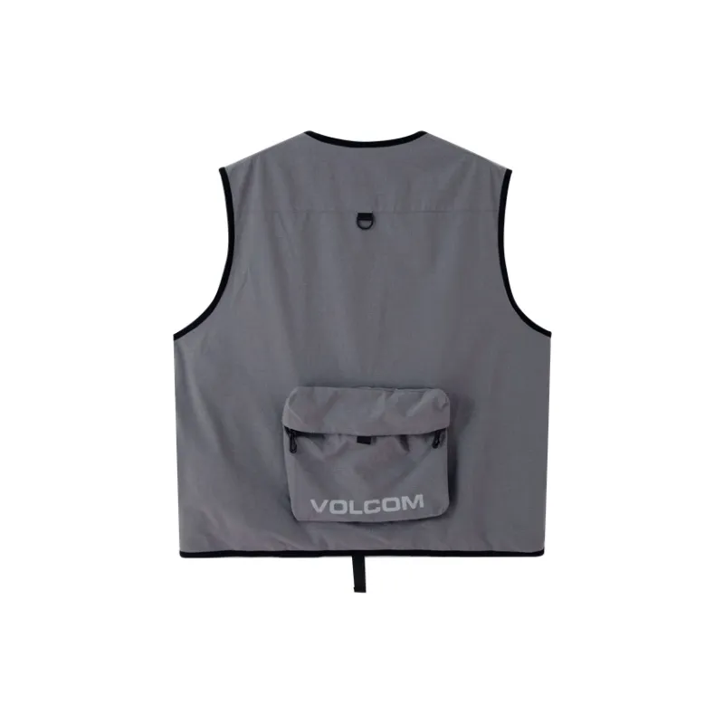 VOLCOM Vests Unisex Light Gray-1