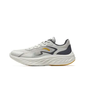 Anta Slip Resistant Breathable Lightweight Low Top Casual Running Shoes Men's Gray