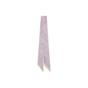 Burberry Mulberry Silk Scarves Unisex Pink
