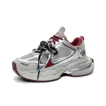 VAEL Anti Slip Wear Resistant Breathable Lightweight Height Increasing Low Top Chunky Sneakers Women's