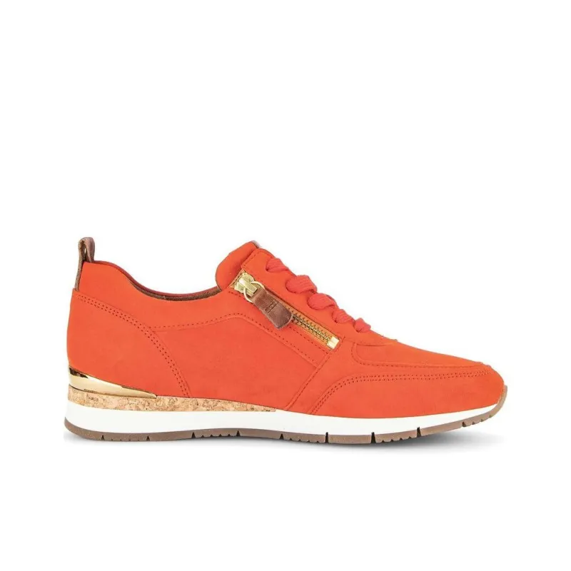 Gabor Fashion Low Top Casual Shoes Women's Orange-1