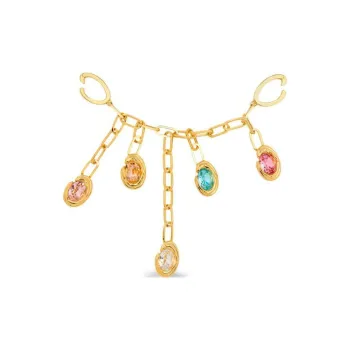 Oscar De La Renta Crystal O Bag Charm