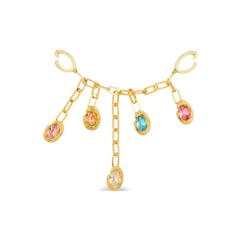Oscar De La Renta Crystal O Bag Charm-0