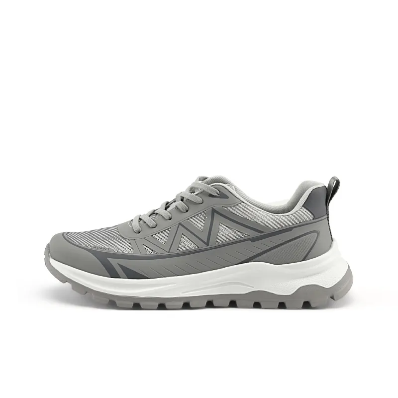 HLA Round Tip Lace Up Rubber Foam Sole Lightweight Sports Casual Shoes Men's-0