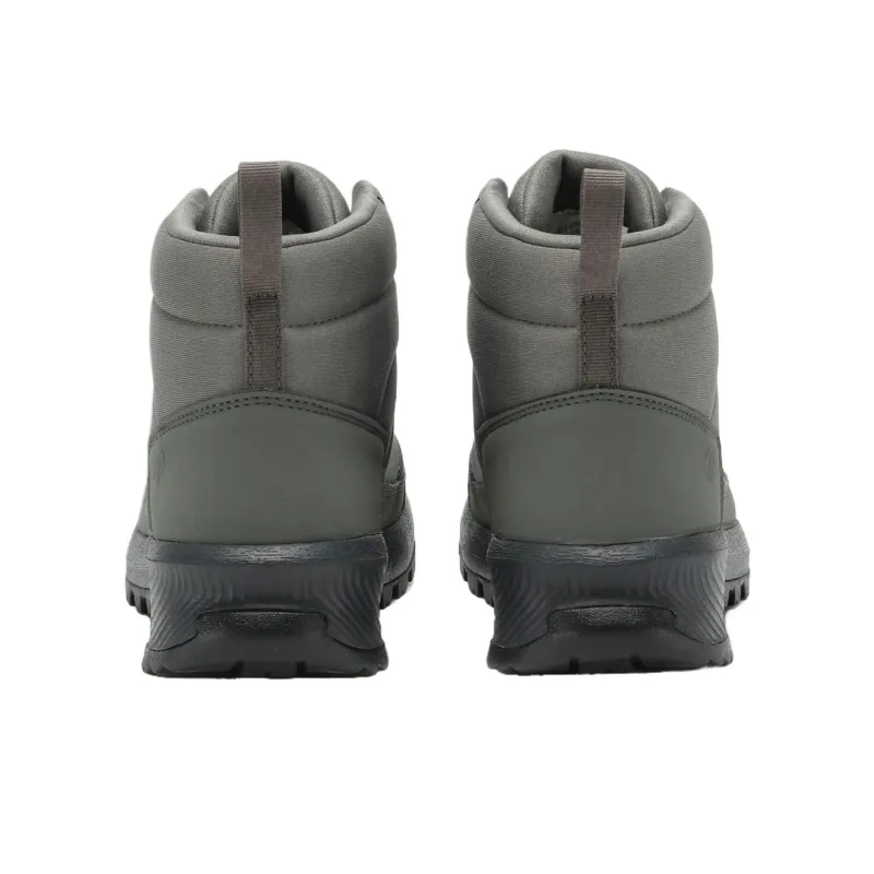 DECATHLON NH100 Shock absorbing And Waterproof Mid Top Trekking Shoes Women's Khaki Gray-4