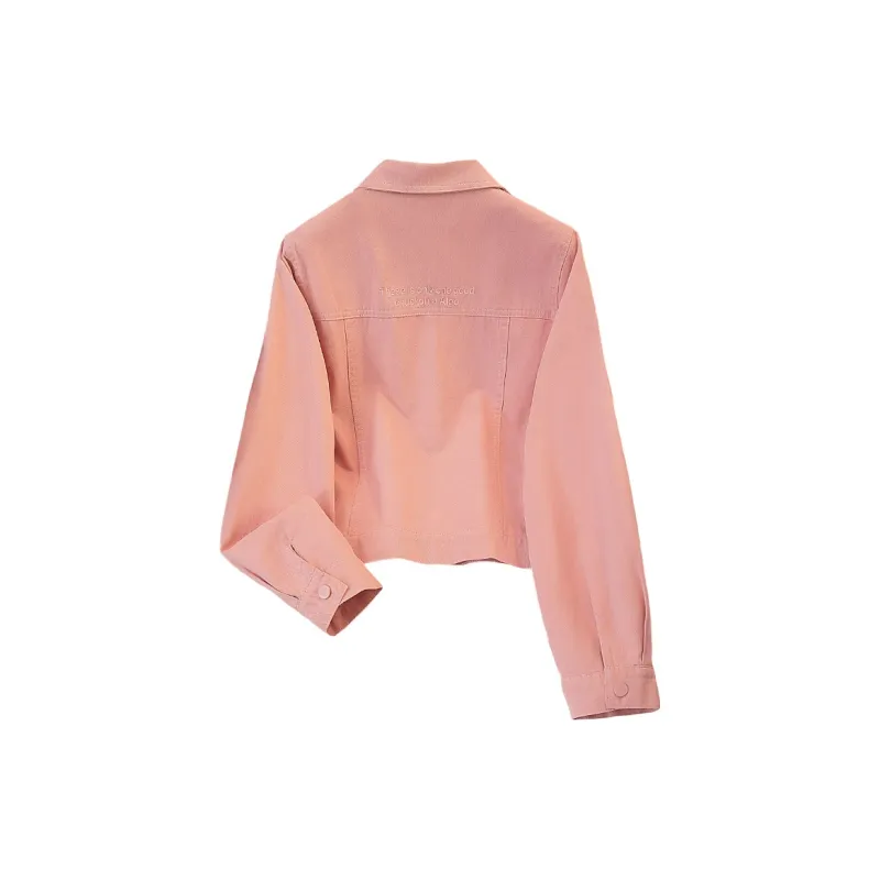 Cypress House Denim Jacket Women's Orange Pink-1