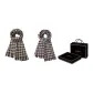 2 Pack (Elegant Blue+Gray Brown) Gift Box Set