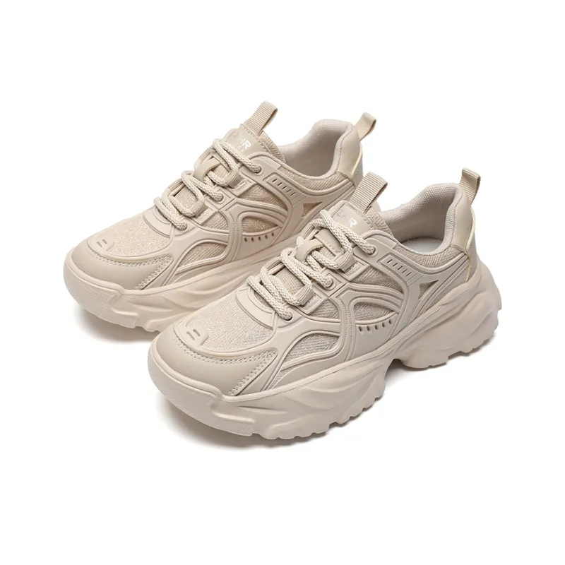 ZHR Height Increasing Shoes Wear-resistant And Lightweight Low-Top Chunky Sneakers Women's-7
