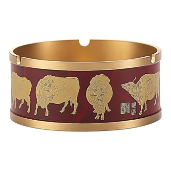 Xuan Rafters Pavilion New Chinese Style Ashtray Artwork Creative Individual Trendy Living Room Hotel Office Ashtray