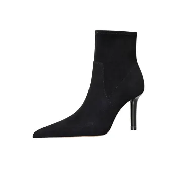 QITUMAUL Ankle Boots Women's Black