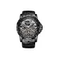 Black Strap Black Case Gray Dial