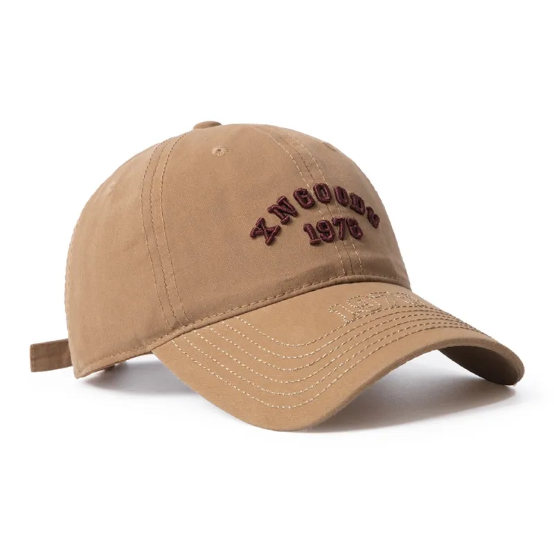 BAIJUAN Cotton Face Enhancing Sun Protection Baseball Cap Unisex-1