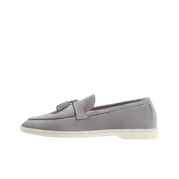 SCAROSSO Leandro Tassel detail Suede Loafers