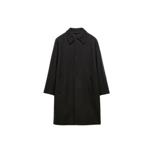 PRADA Coats Men Black